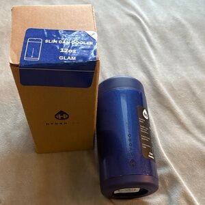 HydroJug Glam 12 oz Slim Blue Can Cooler